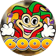 Logo of the Jackpot 6000 slot machine from NetEnt.