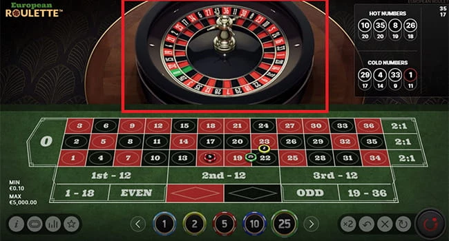 The roulette ball rolls.