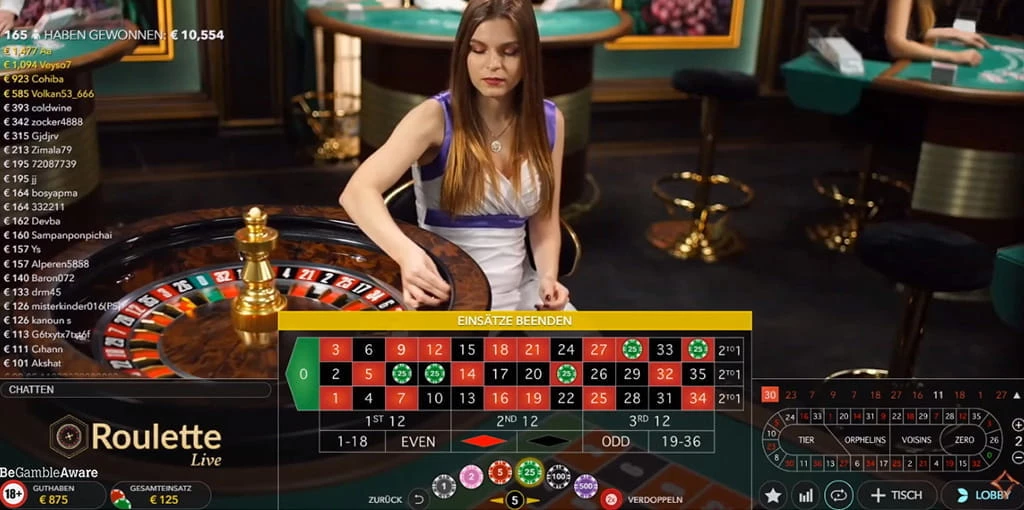 live roulette dealers
